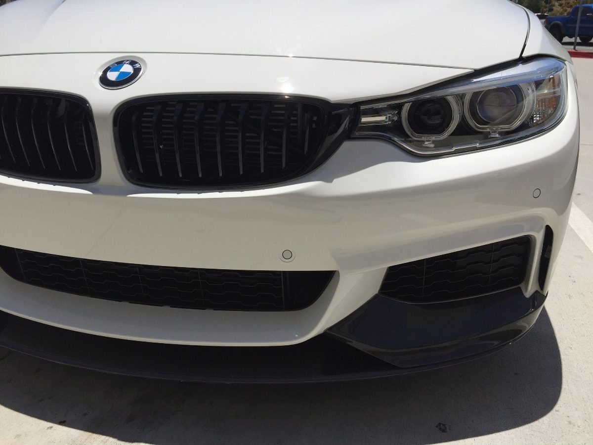 White BMW detailed at BumperDoc Santee
