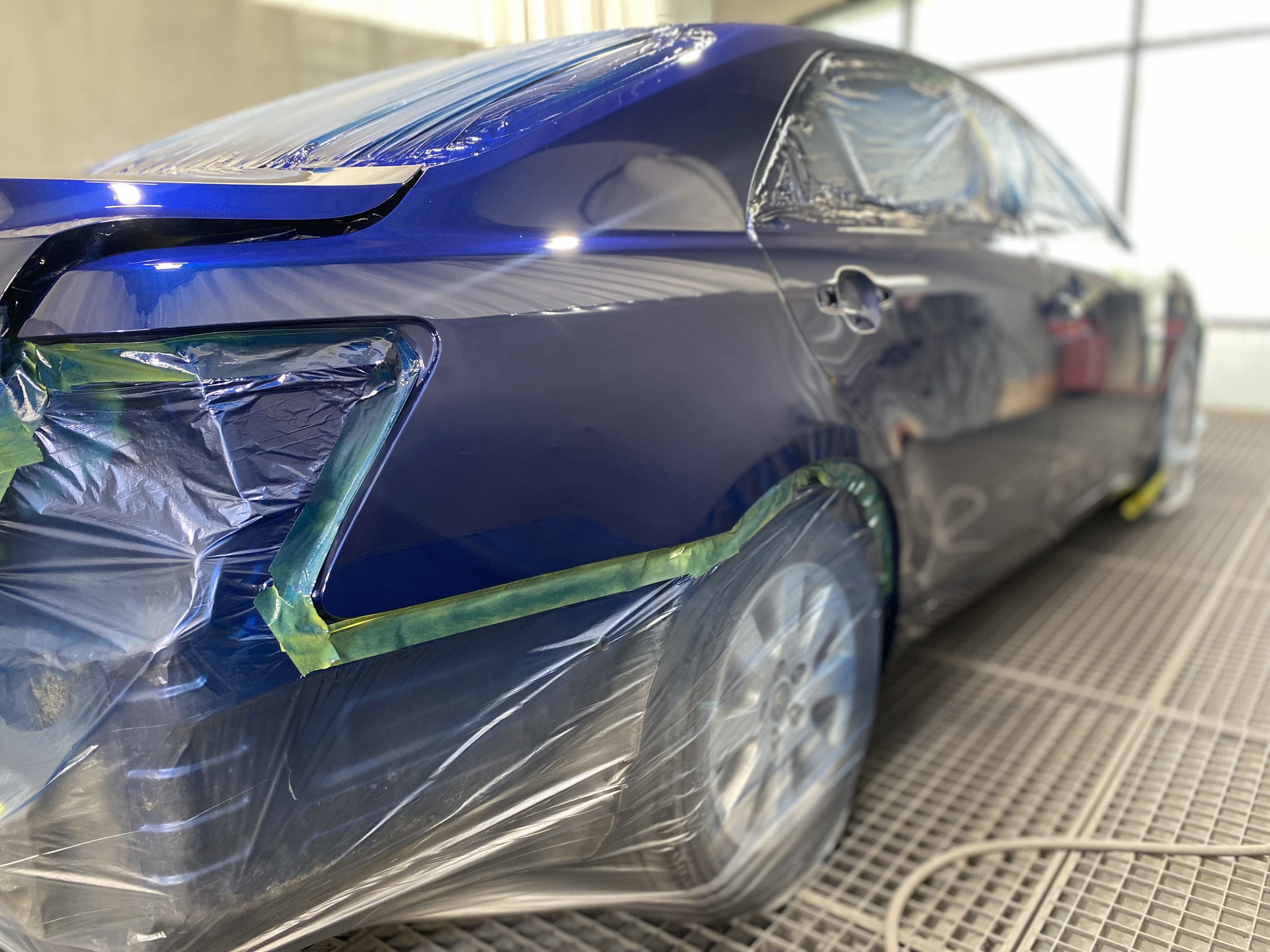 Real paint prep and refinishing at Santee Auto Body